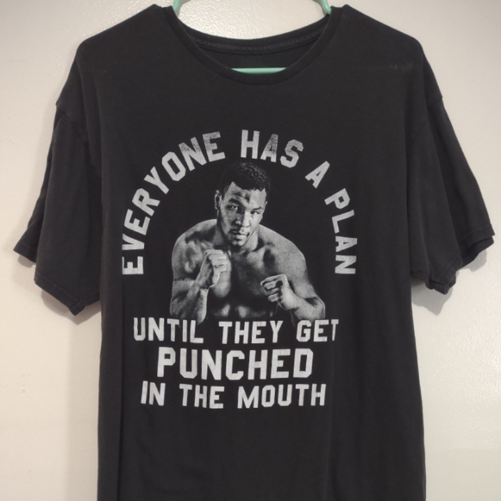 Vintage "Mike Tyson Everyone Has A Plan Until They Get Punched In The Mouth" Tee